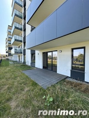 Apartament 2 camere,53 mp, cu gradina, finisat, zona semicentrala