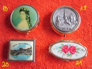 cadou rar cutie inele,bijuterii, pastile Pill Box vintage Germania - imagine 2
