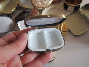 cadou rar cutie inele,bijuterii, pastile Pill Box vintage Germania - imagine 6