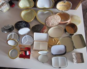 cadou rar cutie inele,bijuterii, pastile Pill Box vintage Germania - imagine 3