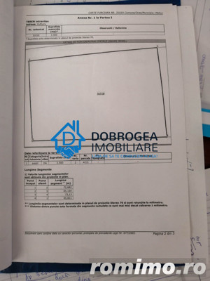 TEREN INTRAVILAN DELTA DUNARII -VULTURU ,BRAT SULINA, 1833 MP SI 3500 MP.