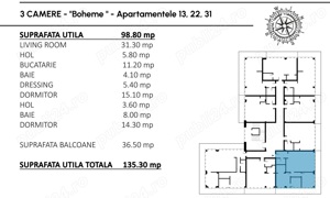 Vand apartament 3 camere tip  BOHEME  zona Gradiste - ID : RH-41048-property - imagine 9