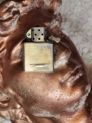 Bricheta anti-vant ZIPPO Harley-Davidson husa piele neagra - imagine 8