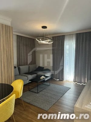 Apartament 2 camere, lux, AC, terasă, parcare subterană, TĂIETURA TURCULUI - imagine 2