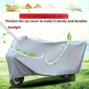 Prelata husa moto scuter bicicleta motocicleta L 220x120cm impermeabila Peva 4 inele de prindere ela - imagine 4