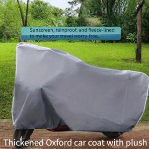 Prelata husa moto scuter bicicleta motocicleta L 220x120cm impermeabila Peva 4 inele de prindere ela - imagine 2