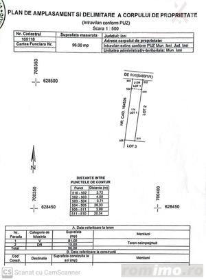 Teren 520 mp,48 Euro mp,Plopii fara sot,Bucium Iasi - imagine 4