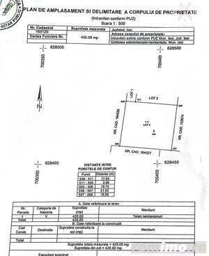 Teren 520 mp,48 Euro mp,Plopii fara sot,Bucium Iasi - imagine 3