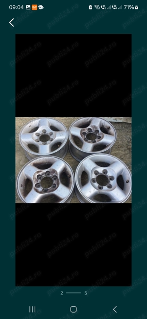 jante aliaj pe 16 17 22 nissan nisan navara terano 2 xtrail - imagine 4