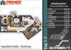 SECTOR 4- Parcul Tudor Arghezi- 3 camere decomandat - imagine 2