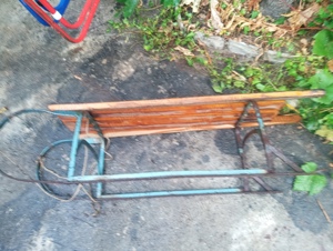 sanie copii din fier