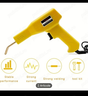 pistol termic reparație plastic bara auto - imagine 4
