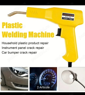 pistol termic reparație plastic bara auto - imagine 2