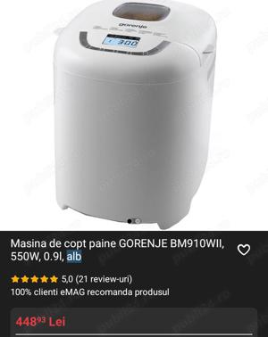 Masină de făcut pâine,nouă - imagine 2