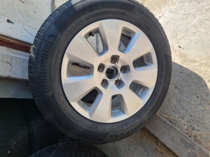4 cauciucuri de iarna 225 60 16 cu jante de aliaj 5x112 de Audi sau vw montate și echilibrate marca  - imagine 2