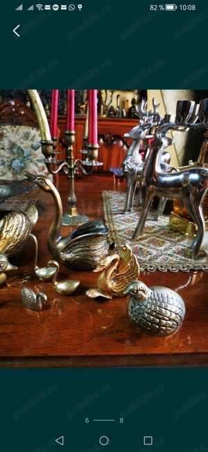 Vand fructiera vaza lebada de bronz - imagine 3