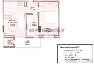 Apartament 2 camere - nou, decomandat, la cheie - strada  DOAMNA STANCA  - imagine 2