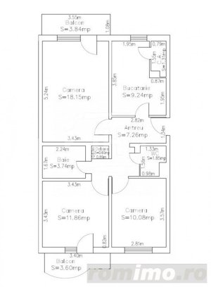 Apartament 3 camere decomandat, zona Plopilor - imagine 7