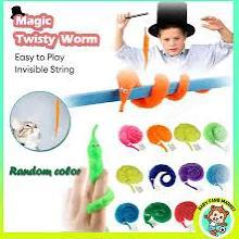 Vierme magic magie scamatorie pentru copii animale, aluneca pe maini printre degete intra in pahare.