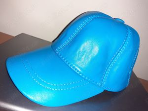 Șapca din piele cu cozoroc diverse culori - imagine 3