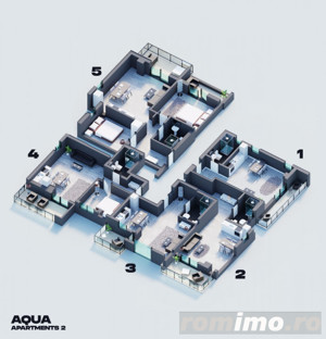 Mamaia Nord -AQUA 2 -  Apartament cu 3 camere in bloc nou 2024. - imagine 10