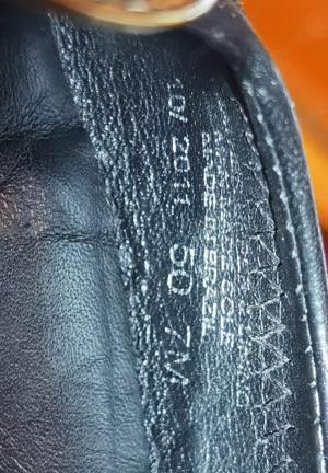 Balerini negri dama piele naturala Tory Burch logo metalic supradimensionat auriu opinci femei - imagine 9