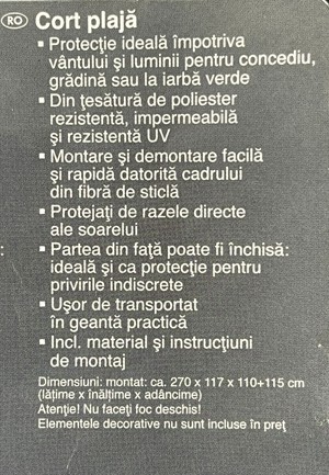 Cort 2 persoane camping plaja drumetii munte - imagine 3