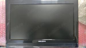 Nou! Tv auto LED 15,6" 40cm 12v si 230v dvb-c dvb-t2 Auto Rulota Camion Tir - imagine 6