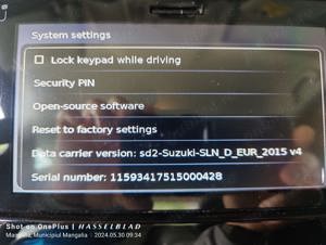 Navigatie Originala Suzuki Vitara LY 2017 - imagine 8