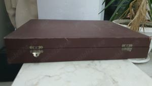 Set tacamuri placate cu ARGINT - 6pers 24 piese anii 1960-1970 Rusia - imagine 4