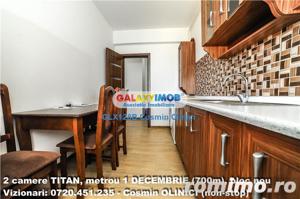 INCHIRIERE 2 camere TITAN, metrou 1 DECEMBRIE (700m), bloc nou - imagine 15