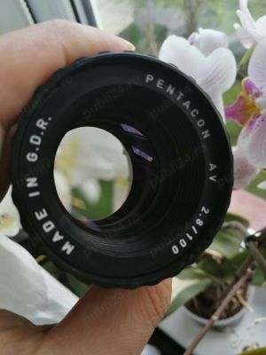 Pentacon 100mm 2.8 Diaplan trioplan proiector - imagine 6