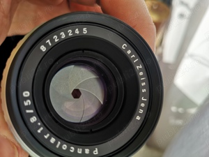Carl zeiss jena Pancolar 50mm 1.8 m42 zebra  - imagine 3