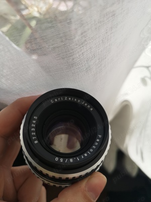 Carl zeiss jena Pancolar 50mm 1.8 m42 zebra  - imagine 5