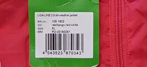 Geaca impermeabila subtire cu gluga Erima Rot-Weiss Erfurt - imagine 7