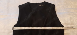 Rochie Valerio 1966, marime 42, negru metalic - imagine 3