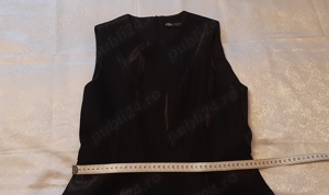 Rochie Valerio 1966, marime 42, negru metalic - imagine 4