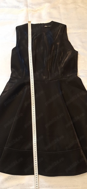 Rochie Valerio 1966, marime 42, negru metalic - imagine 5