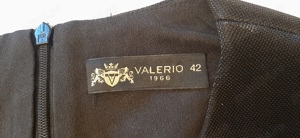 Rochie Valerio 1966, marime 42, negru metalic - imagine 6