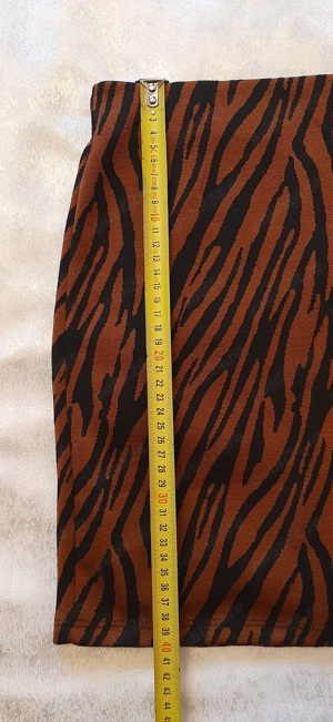 Fusta mini Stradivarius, model animal print - imagine 4