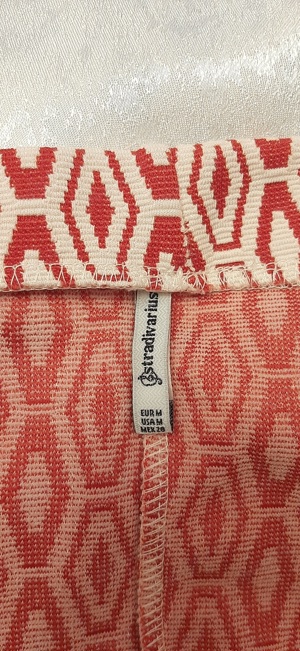 Fusta midi Stradivarius, model geometric - imagine 6