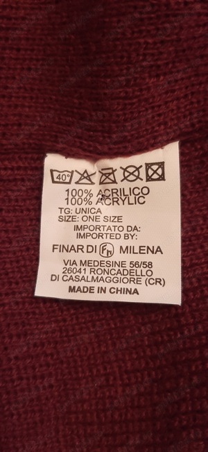 Fes Torino, Finardi Milena, alb-visiniu - imagine 2