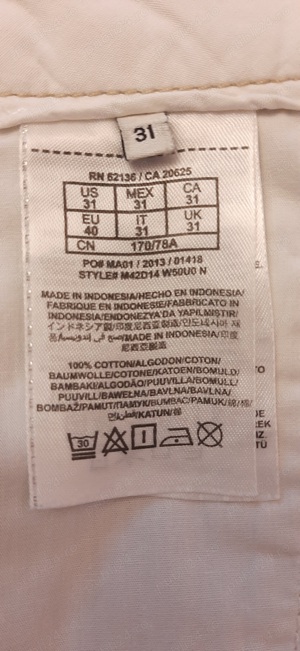 Pantaloni scurti Guess, marime 31 - imagine 9