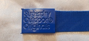 Curea Superdry, poliester, cu catarama metalica - imagine 3