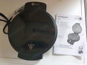 Aparat de facut 5 vafe putere 1200 W Argintiu si Negru - imagine 2