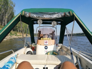 Vand barca Romcraft 460 Comander, motor Honda 20 CP, 4 T, peridoc - imagine 6