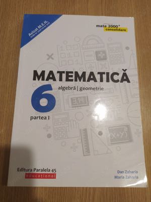 Matematica. Algebra, geometrie. Clasa a VI-a. 2019-2020 Consolidare. Partea I - D. Zaharia