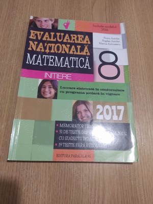 Matematica. Evaluarea Nationala 2017 - Initiere. Notiuni teoretice si 50 de teste - M. Antonescu