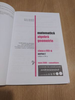 Matematica - Algebra, geometrie - clasa a VIII-a, partea I si partea a II-a - A. Negrila, M. Negrila - imagine 4