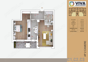 Apartament 2 camere, 62 mp, Metalurgiei-Aparatorii Patriei - imagine 7